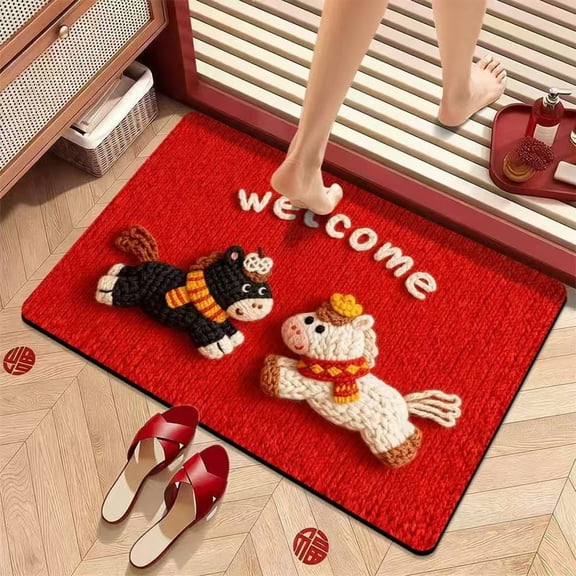 Tuvgenk Bath Mats Absorbent Quick Dry Non Slip Bathroom Rug Rectangle Short Plush 2x2 Small Area Rug for Tub