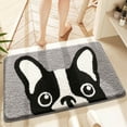 thumbnail image 1 of Tuvgenk Bath Mats Non Slip Absorbent Bathroom Rug White 2x2 Novel Animal Shape Small Floor Rug for Shower, 1 of 6