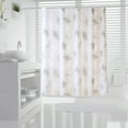 thumbnail image 1 of Tuvgenk Bathroom Fabric Shower Curtain Minimalist Waterproof Bath Curtains Weighted White Bath Drapes 71x47 inch, 1 of 8