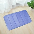 thumbnail image 1 of Tuvgenk Bathroom Rugs Absorbent Non Slip Bath Mat 1'X2' Small Blue Rectangle Shower Floor Mat, 1 of 7