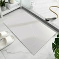 thumbnail image 1 of Tuvgenk Bathroom Rugs Absorbent Quick Dry Non Slip Bath Mat White Small 1'X2' Rectangle Shower Mat, 1 of 6