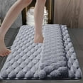thumbnail image 1 of Tuvgenk Bathroom Rugs Gray Non Slip Bath Mat for Toilet Area Soft Plush Super Absorbent Easy To Clean Area Rug for Shower, 1 of 7