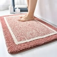 thumbnail image 1 of Tuvgenk Bathroom Rugs Pink Non Slip Bath Mats for Bathroom Floor Absorbent Fade Resistant Quick Dry Easy Care Floor Rug for Shower, 1 of 8