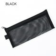 thumbnail image 1 of Tuvgenk Black Pencil Cases Pencil Pouch Solid Nylon Stain-Resistant Zipper Cosmetic Bag for Office, 1 of 5