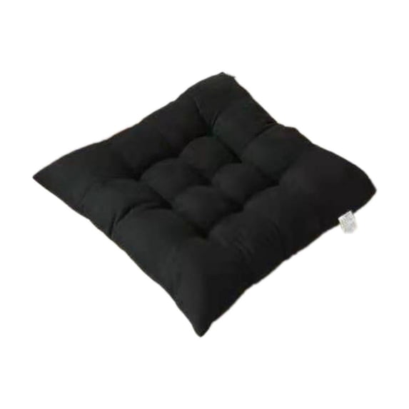 Tuvgenk Black Seat Cushion Pressure Relief Car Chair Cushion Pad Soft Comfortable Polyester Square Seat Pad Home Use