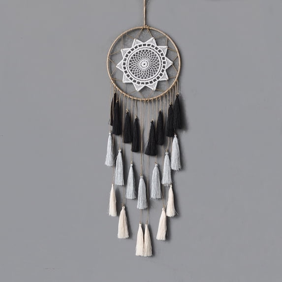 Tuvgenk Bohemian Wall Hanging Ornaments Fluffy Decorations for Home Wall Hanging Ornament Home Decor Gifts for Women
