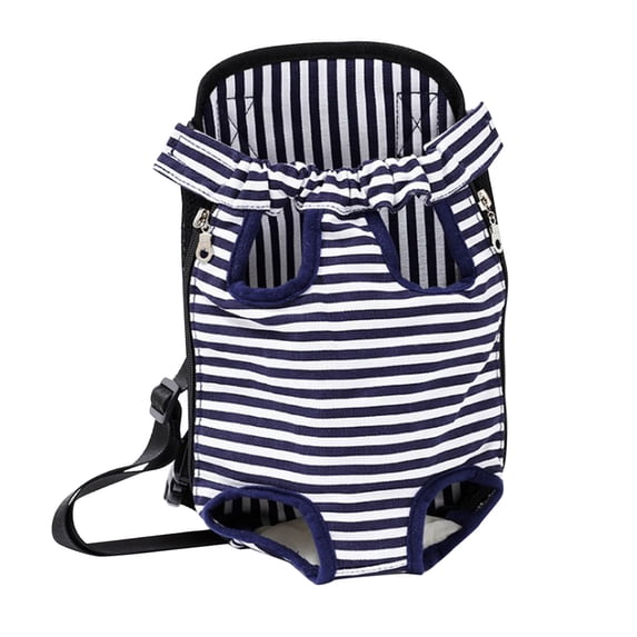 Tuvgenk Breathable Pet Carrier Backpack Portable Front Chest Pack for Outdoor Travel Walking with Secure Zipper Closure Comfort Shoulder Straps