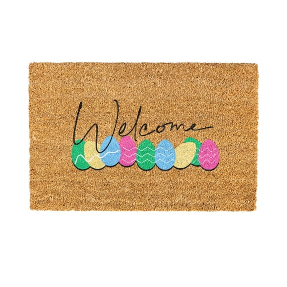 Tuvgenk Brown Doormats Soft Egg Rectangle Area Rugs Entryway 100%Polyester 19.69x31.50 in Spring