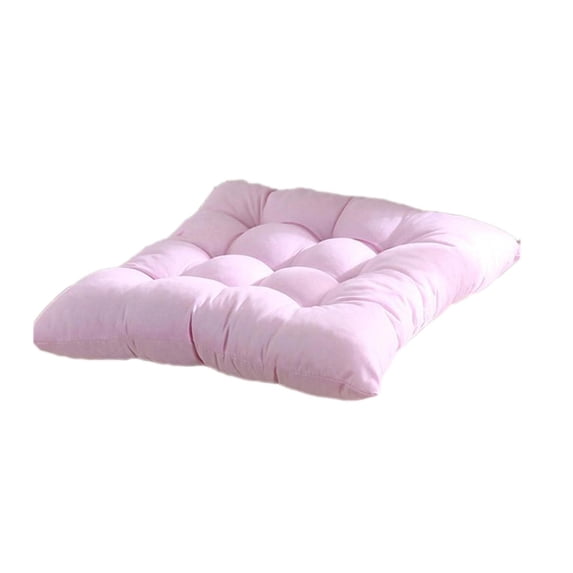 Tuvgenk Car Seat Cushion Pressure Relief Pink Chair Cushion Pad Polyester Soft Comfortable Square Seat Pad Home Use