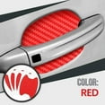 thumbnail image 1 of Tuvgenk Car Stickers Red Plastic 4 pc Deco Stickers Suitable for Vehicle Handles, 1 of 4