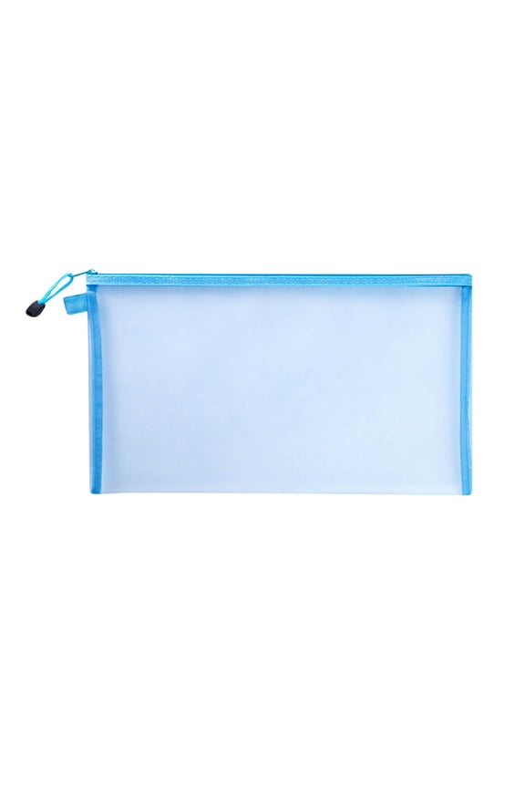Cloth Storage Bags 4.5*8.3 In Blue Durable Storage Bags Multifunction Practical Zipper for Home Use