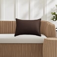 thumbnail image 1 of Tuvgenk Cloth Throw Pillow Covers Waterproof Outdoor 12x20 In Pillowcases Furry Brown Basic Solid Color for Patio, 1 of 8