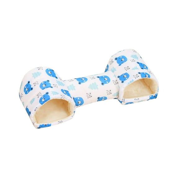 Tuvgenk Cozy Pet Beds Indoor Soft Washable Home Hamster Cage Winter Warm White Small Pet Supplies