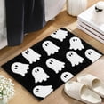 thumbnail image 1 of Tuvgenk Cute Bathroom Rugs Non Skid Black Bath Mats for Bathroom Floor Water Absorbing Fade Resistant Easy To Clean Fast Drying Area Rug for Shower, 1 of 6
