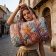 thumbnail image 1 of Tuvgenk Cute Quilted Embroidered Travel Handbag Multifunctional Storage Bag for Daily Use Travel Fitness Weekend Outings and Gifting, 1 of 9