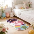 thumbnail image 1 of Tuvgenk Easter Bathroom Rugs Non Slip Absorbent Quick Dry Bath Mat Small Multicolor 1'X2' Novelty Easter Eggs Shower Floor Mat, 1 of 9