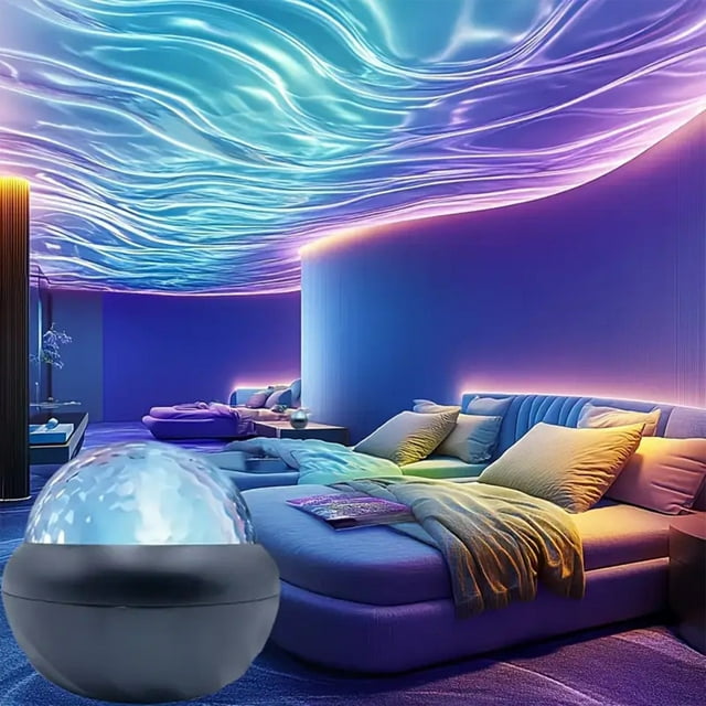 Tuvgenk Eye-friendly LED Night Light Black for Birthday Party New Year’s Eve Car Decoration Dance Party & Game Night Holiday Night Light for Adults Energy efficient