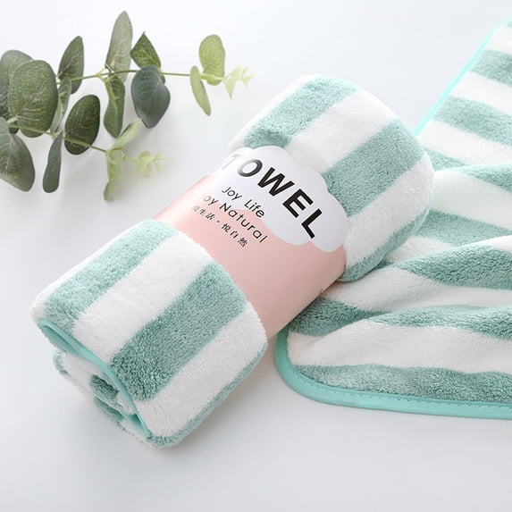 Tuvgenk Face Towels 13.8x29.5in Reusable Green Washcloths Soft Comfortable Fingertip Towels for Women