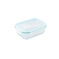 thumbnail image 1 of Tuvgenk Food Storage Containers with Lids Airtight Glass Meal Prep Containers Reusable Freezer Safe 1 Compartment Stackable Snap Leakproof Rectangle Travel Use, 1 of 7