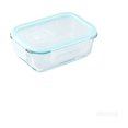thumbnail image 1 of Tuvgenk Food Storage Containers with Lids Airtight Glass Meal Prep Containers Reusable Freezer Safe Stackable 1 Compartment Snap Rectangle Leakproof Camping Use, 1 of 6