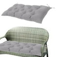 thumbnail image 1 of Tuvgenk Gray Outdoor Seat Cushions Waterproof Porch Swing Bench Cushion Non-Slip Bench Pad Polyester Durable Thickened Rocking Chair Pad for Home, 1 of 6