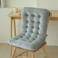 thumbnail image 1 of Tuvgenk Gray Rocking Chair Cushion Rocker Pad Indoor Outdoor High Back Chair Cushions Breathable Thick Non-Slip Polyester Tatami Mat Pressure Relief, 1 of 6