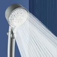 thumbnail image 1 of Tuvgenk Handheld Shower Head High Pressure Rv Shower Head with Hose Gray 5 Spray Modes Plastic Detachable Replacement for Home Bathroom, 1 of 5