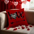 thumbnail image 1 of Tuvgenk Heart Love Cute Red Decorative Valentines Throw Pillow Covers 18x18, Pillow Covers for Couch Sofa Home Valentines Day Decoration, 1 of 6