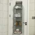 thumbnail image 1 of Tuvgenk Heavy Duty Over The Door Organizer Large Capacity 51x12x6 inch Hanging Closet Organizer Multi Pocket Gray Plastic for Bath Pantry Nursery, 1 of 6