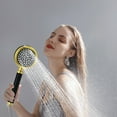 thumbnail image 1 of Tuvgenk High Pressure Handheld Shower Head Shower Head Aluminum Alloy Detachable Replacement Gold Durable for Home Bathroom, 1 of 8