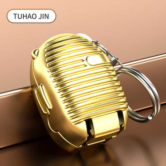 Tuvgenk Luggage keychain Gift backpack keychain Gold cool Stainless Steel car key ring for friend