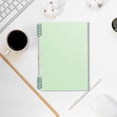 thumbnail image 1 of Tuvgenk Mint Green Notebook Rings B5 Subject Notebook Solid Thick Travel Diary, 1 of 6