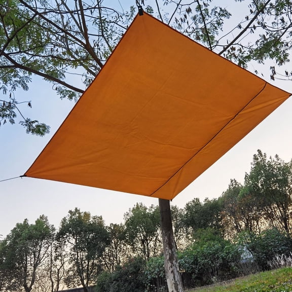 Tuvgenk Multi-Purpose Sun Shade Canopy 83x79 inch UV Resistant Waterproof Shade Sail with Storage Bag for Camping Outdoor Courtyard