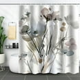 thumbnail image 1 of Tuvgenk Multicolor Plastic Shower Curtain 59.06x70.87in Flower Bathroom Curtain Durable Hooks Decor Washable, 1 of 6