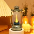 thumbnail image 1 of Tuvgenk Night Light Vintage Battery Operated Oil Lamp Led Lights Gift Bedroom Decorative Lights, 1 of 6