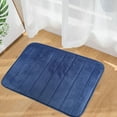 thumbnail image 1 of Tuvgenk Non Slip Bath Mat Water Absorbing Bathroom Rugs Navy Blue Rectangle Long Area Rug for Shower, 1 of 5