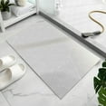 thumbnail image 1 of Tuvgenk Non Slip Bathroom Rugs Absorbent Quick Dry Bath Mat White Small 1'X2' Rectangle Shower Mat, 1 of 6