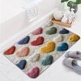 thumbnail image 1 of Tuvgenk Non Slip Bathroom Rugs Cute Red Bath Mat for Toilet Area Easy Care Fade Resistant Water Absorbent Heart Bathroom Floor Rug, 1 of 6