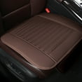 thumbnail image 1 of Tuvgenk Non-Slip Car Seat Cushions for Driving Waterproof Seat Cushion for Car Durable Pu Leather Coffee All Season Chair Pad Office Home Use, 1 of 8