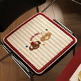 thumbnail image 1 of Tuvgenk Non-Slip Patio Chair Cushions Square Red Outdoor Seating Cushions Scratch Resistant Flock for Indoor，Living Room, 1 of 6