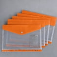 thumbnail image 1 of Tuvgenk Orange Plastic Storage Bags Durable 11-Hole 6-Piece Set Storage Bags Practical Multifunction for Home Use, 1 of 7