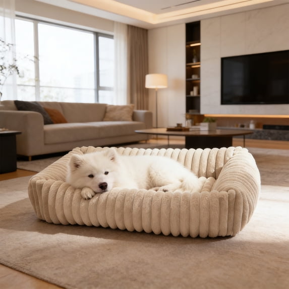 Tuvgenk Pet Bed Sofa Rest Cushion Multi Purpose Kennel Crate Pad Soft Support Layout Perfect for Household Companion Daily Use