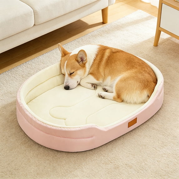 Tuvgenk Pet Waterproof Sleep Mat All Season Rest Bed Non Slip Removable Layout for Indoor Crate Outdoor Leisure