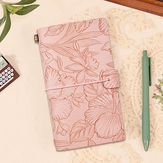 Tuvgenk Pink Subject Notebook B6 Solid Color Thick Travel Diary Holiday Gift Birthday Gift