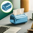 thumbnail image 1 of Tuvgenk Plastic Facial Tissue Covers Blue Rectangular 7*4.7*4.3 In Tissue Box Funny Gift Stylish Tissue Box for Family, 1 of 7