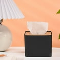 thumbnail image 1 of Tuvgenk Plastic Facial Tissue Covers Rectangular Black Tissue Box Gift Modern Decorative Tissue Box for Family, 1 of 6