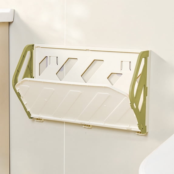 Tuvgenk Plastic Shoe Rack for Entryway Compact Wall Mounted Shoe Rack Organizer Foldable Small Slanted Storage Rack Ideal for Bedroom and Dorm,Green