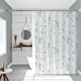 thumbnail image 1 of Tuvgenk Plastic Shower Curtain Solid Color 70.87x70.87in Clear Bathroom Curtain Waterproof Thick Comfort Washable Rings, 1 of 6