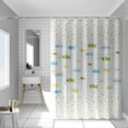 thumbnail image 1 of Tuvgenk Plastic Shower Curtain Solid Color Clear 70.87x70.87in Bathroom Curtain Thick Rings Washable Waterproof Soft, 1 of 6