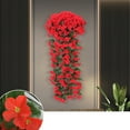 thumbnail image 1 of Tuvgenk Plastic Spring Garland Reusable 33.4 in Red Wisteria Flower Garland Birthday, Party Indoor and Outdoors Wedding for Decoration, 1 of 8